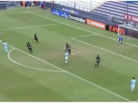 Asombroso teledirigido de Alejandro Hohberg para el 1-0 de Sporting Cristal ante Sport Huancayo