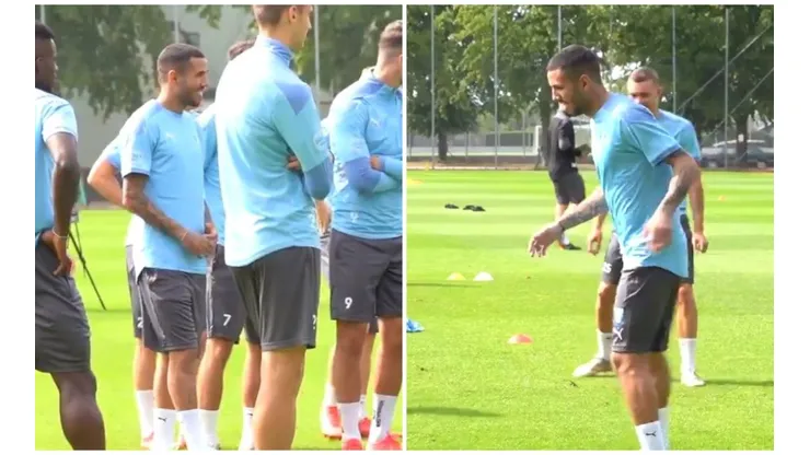 ¡Mostrando el chocolate! Sergio Peña entrenó por primera vez con el Malmö