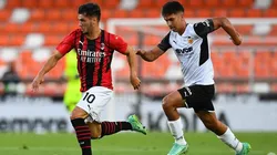 Burlamaqui jugó contra el AC Milan más de 70 minutos.
