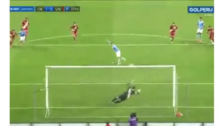 Hohberg ejecutó el penal perfectamente.