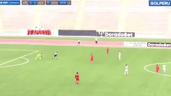 El arquero de Cesar Vallejo este martes fue Jefferson Nolasco.