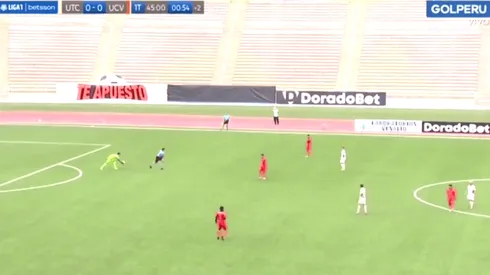 El arquero de Cesar Vallejo este martes fue Jefferson Nolasco.