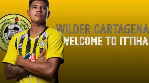 Wilder Cartagena se refirió a su llegada al club de Emiratos Árabes.