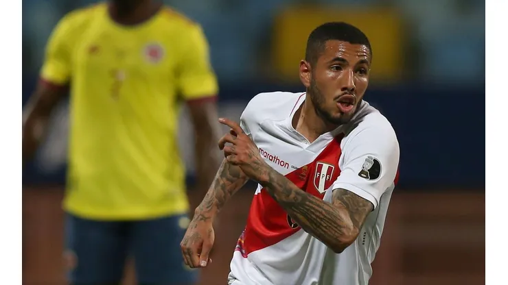 Sergio Peña le metió un gol a Colombia en la Copa América.
