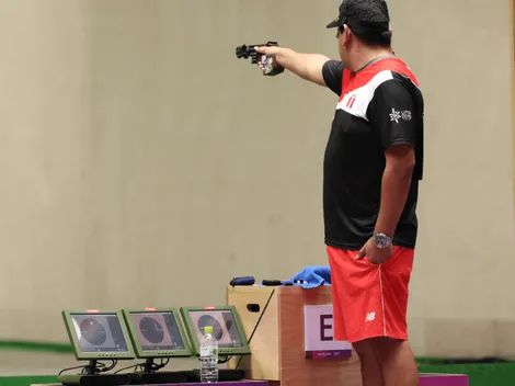 Marko Carillo terminó en el puesto 18 y no consiguió pase a la final de '25 metros pistola tiro rápido'