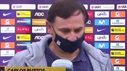 Carlos Bustos molesto por el empate: "Creemos que podemos tener más puntos"