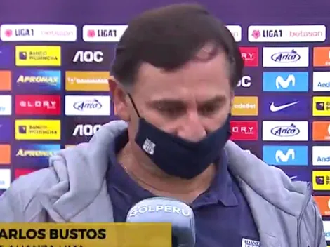 Carlos Bustos molesto por el empate: "Creemos que podemos tener más puntos"