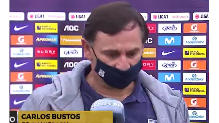 Carlos Bustos molesto por el empate: "Creemos que podemos tener más puntos"