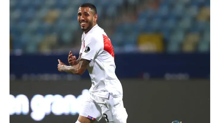 Sergio Peña le metió un gol a Colombia en la Copa América.