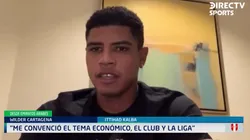 Wilder Cartagena salió del Godoy Cruz.