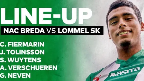 ¡Va ganando espacio! Kluiverth Aguilar fue titular con el Lommel SK de Bélgica