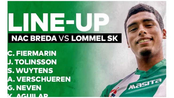 ¡Va ganando espacio! Kluiverth Aguilar fue titular con el Lommel SK de Bélgica