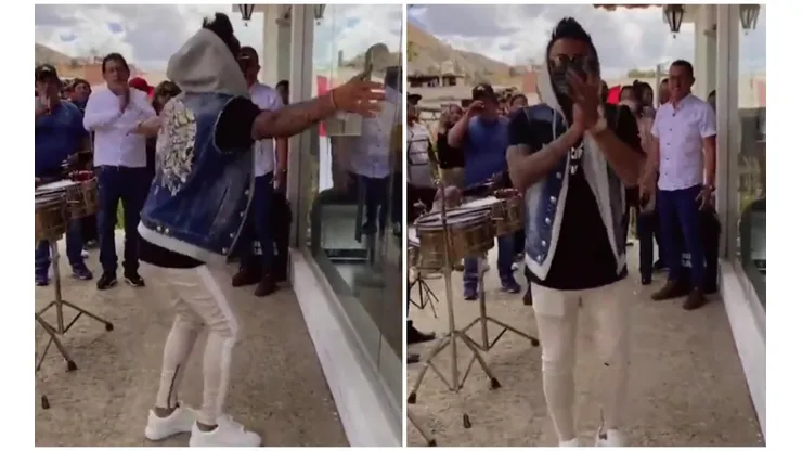 Christian Cueva estuvo en estos días en Huamachuco.