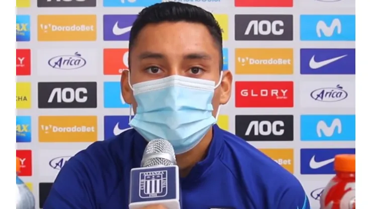 Axel Moyano y sus metas: "Quiero salir campeón con esta camiseta jugando todos los partidos posibles"