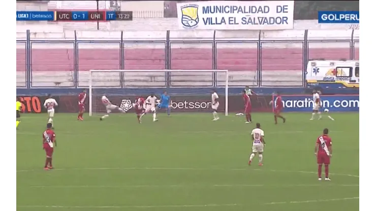 Apertura el marcador: Hernán Novick pone el 1-0 con perfecta definición
