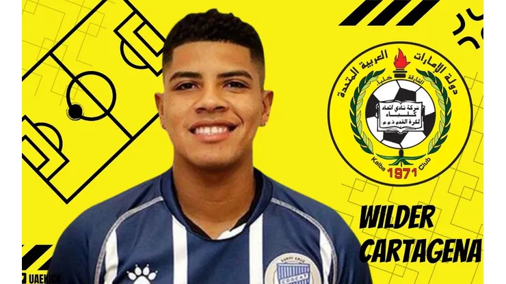 Wilder Cartagena se fue a Ittihad Kalba de Emiratos Árabes.