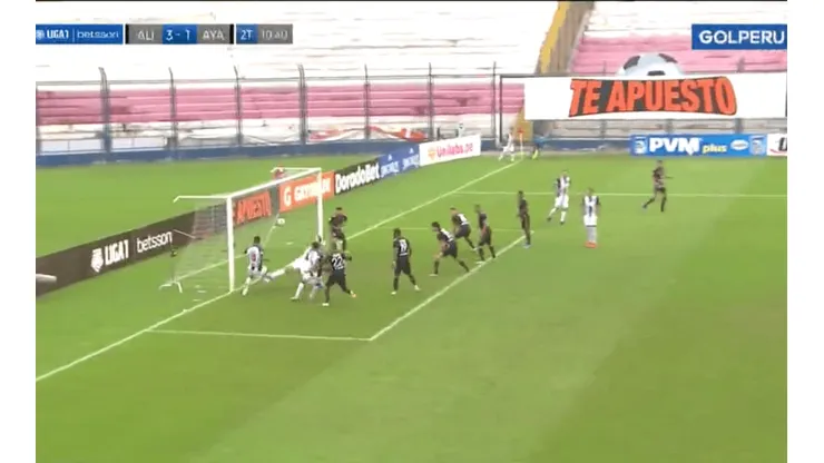 Un debut soñado: Aldair Rodríguez anota el 3-1 ante Ayacucho FC metido de '9'