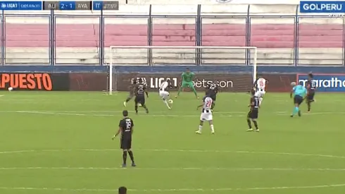 Voltea sin despeinarse: Jairo Concha con potente remate pone el 2-1 ante Ayacucho FC