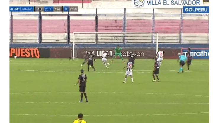 Voltea sin despeinarse: Jairo Concha con potente remate pone el 2-1 ante Ayacucho FC