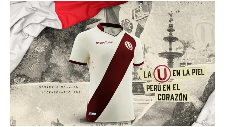 Por el Bicentenario del Perú, Universitario presentó hermosa camiseta edición limitada