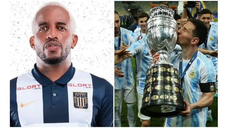 Recordando a Maradona, Farfán felicitó a Messi por ganar la Copa América