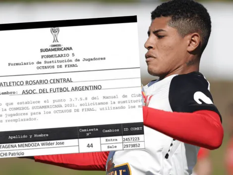 Ya es canalla: Wilder Cartagena inscrito por Rosario Central como futbolista de su plantilla 