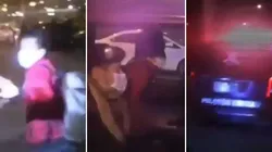 Cueva y un nuevo pintoresco momento: se fue de Videna en un patrullero de la policía