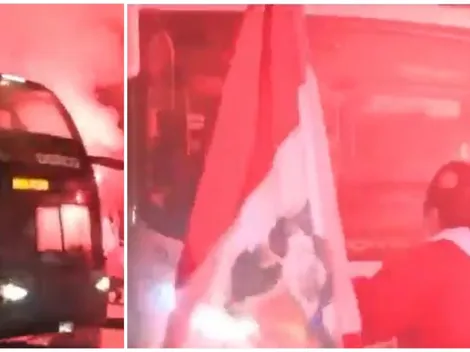 Con luces de bengala y el 'Hincha Israelita', así fue la llegada de la Selección Peruana a VIDENA