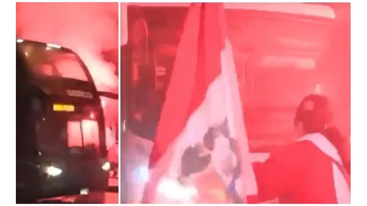 Con luces de bengala y el 'Hincha Israelita', así fue la llegada de la Selección Peruana a VIDENA