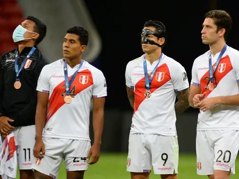 Perú y la ceremonia en la que recibió la medalla de cobre en la Copa América