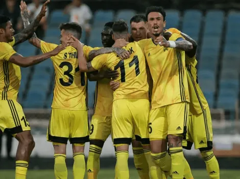 Triunfo peruano: Gustavo Dulanto participó en la goleada del FC Sheriff 4-0 ante el Teuta como visitante