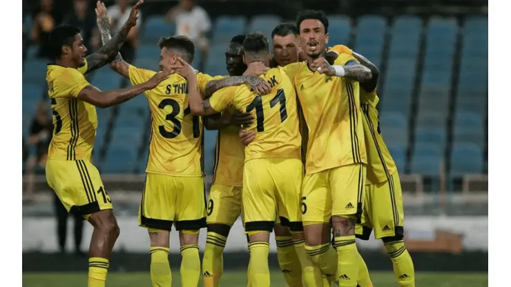 Triunfo peruano: Gustavo Dulanto participó en la goleada del FC Sheriff 4-0 ante el Teuta como visitante