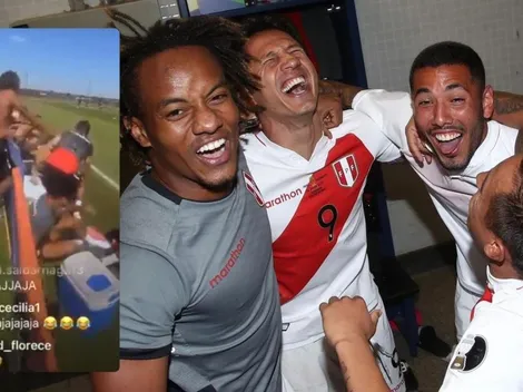 Chacota: André Carrillo y compañía empaparon a Christian Cueva y a Sergio Peña