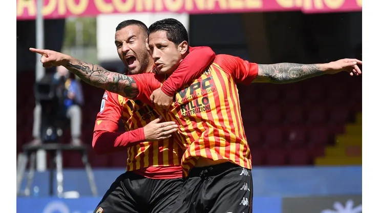 Gianluca Lapadula jugó en el Benevento en la última temporada.