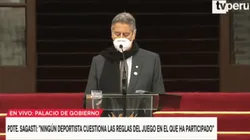 Francisco Sagasti asumió como presidente en noviembre del 2020.