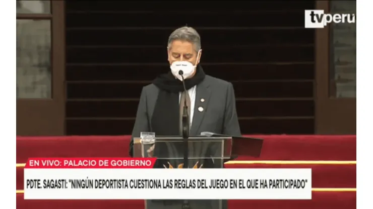 Francisco Sagasti asumió como presidente en noviembre del 2020.