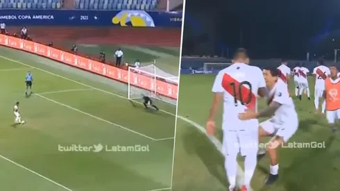 Cueva nuevamente erró un penal: el disparo, su reacción y el consuelo de Lapadula