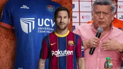 César Vallejo se ofrece para contratar a Lionel Messi