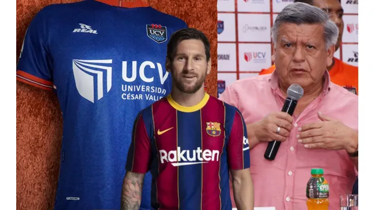 César Vallejo se ofrece para contratar a Lionel Messi