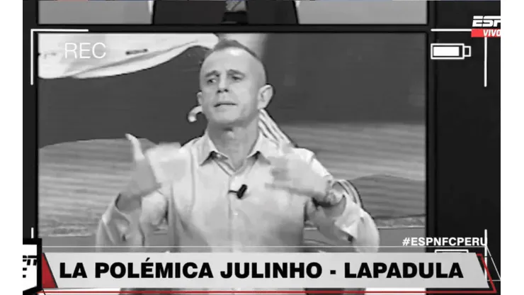 Video: ESPN le recordó en vivo a Julinho cuando criticó a Lapadula