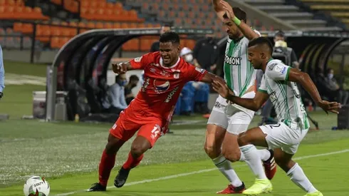 Aldair Rodríguez no hizo un gol en más de seis meses en Colombia.