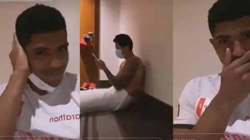 Gianluca Lapadula y Cartagena jugaron este miércoles contra Ecuador.