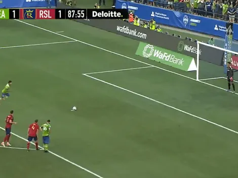 Minuto 88, 1-1 y Ruidíaz hizo esto en un penal con Seattle Sounders por la MLS
