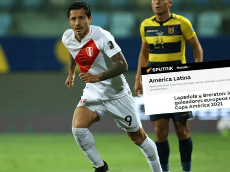 Gianluca Lapadula es noticia en Rusia: "Goleador europeo en la Copa América 2021"