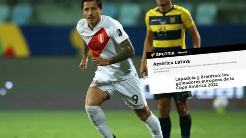 Gianluca Lapadula es noticia en Rusia: "Goleador europeo en la Copa América 2021"