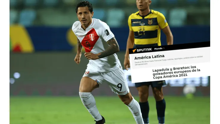 Gianluca Lapadula es noticia en Rusia: "Goleador europeo en la Copa América 2021"