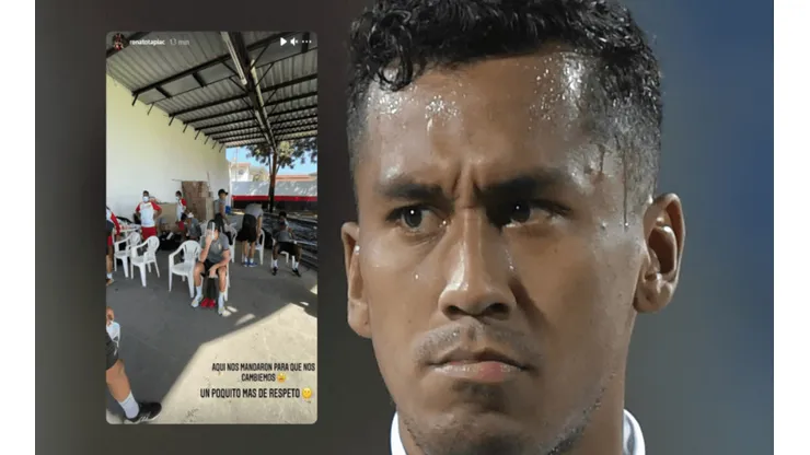 Atlético Goianiense hizo cambiarse a la Selección Peruana en zona precaria, denuncia Renato Tapia