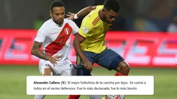 Jugador x Jugador de Perú vs. Colombia