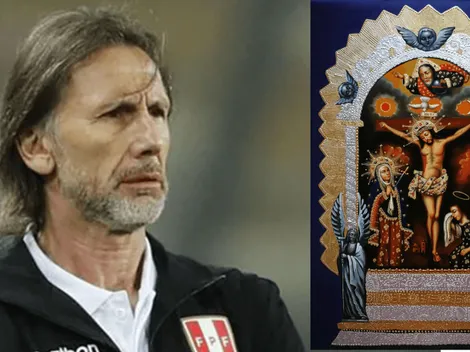 Apoyo celestial: Ricardo Gareca agradeció al Señor de los Milagros por el triunfo ante Colombia
