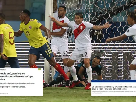 ¡No destacan el juego de Perú! Prensa colombiana dice que perdieron por errores de ellos